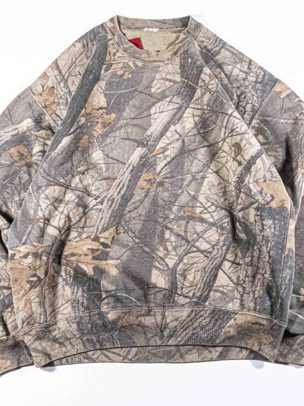 Vintage Realtree Hardwoods Camo Sweatshirt Mens Large AOP Crewneck Pullover L
